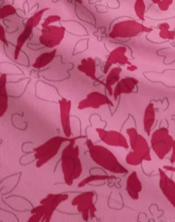 Osuya Mini Skirt in Stencil Flower Pink