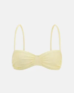 Pali Bikini Top in Butter Yellow