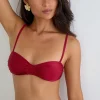 Pali Bikini Top in Shine Red