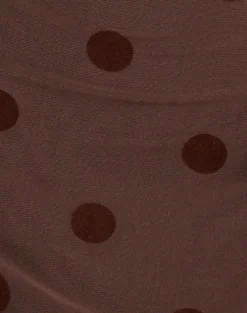 Pastila Mini Dress in Big Polka Flock Brown