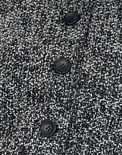 Quinnie Tailored Jacket in Black and White