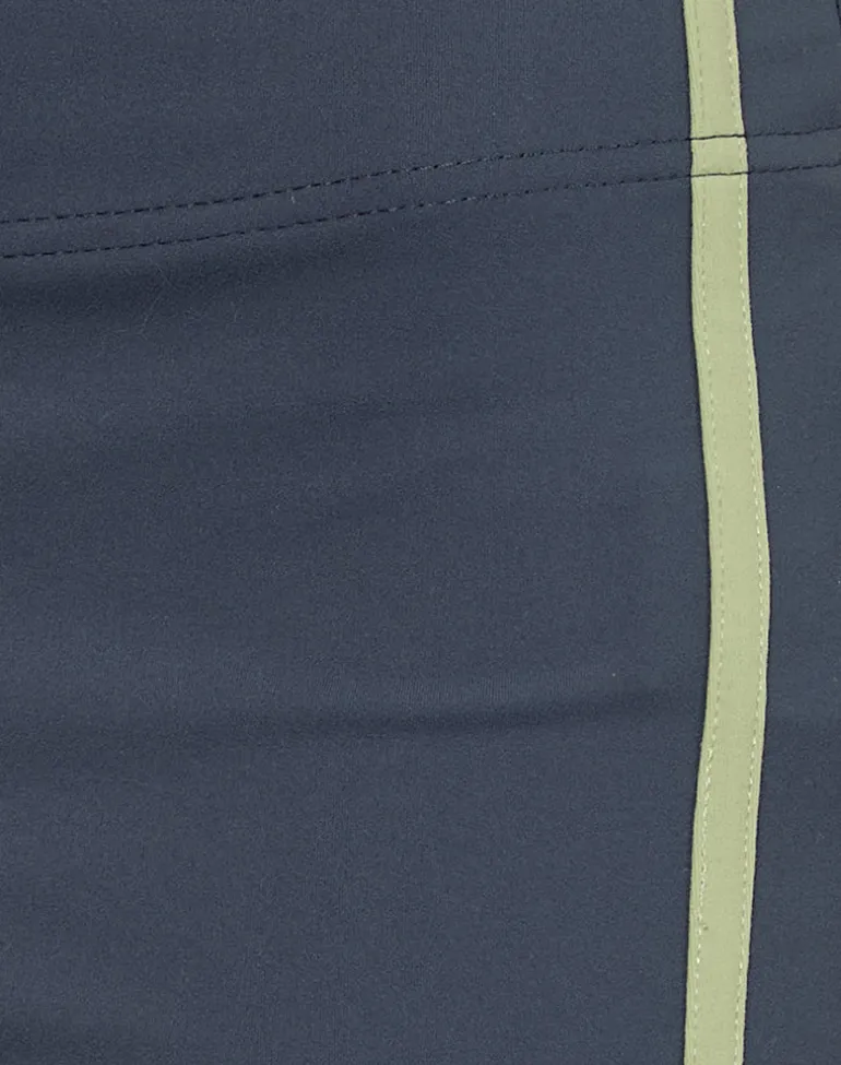 Rapal Short in Navy with Sage Binding