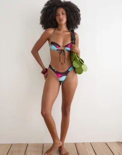 Ricoa Bikini Top in Glow Petal Multi