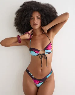 Ricoa Bikini Top in Glow Petal Multi