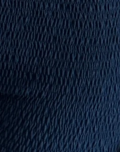Ritala Shirred Micro Shorts in Navy