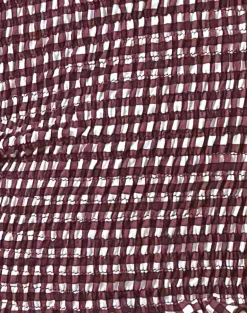 Ritala Short in Mini Gingham Wine