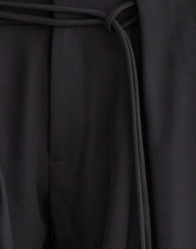 Rivela Tie Waist Trouser in Black