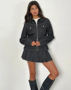 Rohana Jacket in Chambray Indigo