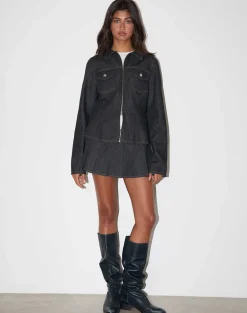Rohana Jacket in Chambray Indigo