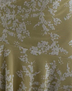 Ruhato Mini Dress in Moss Petal Olive