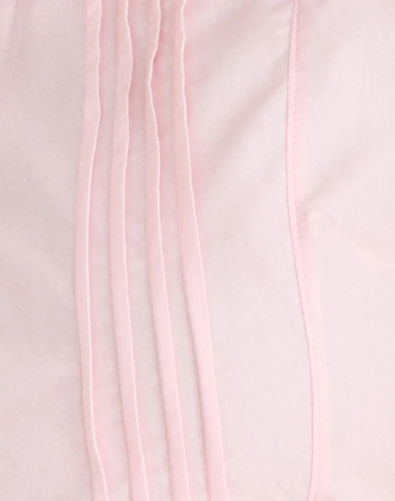 Sagima Blouse in Poplin Light Pink