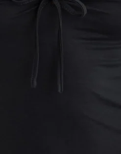 Saiba Cap Sleeve Top in Cupro Black