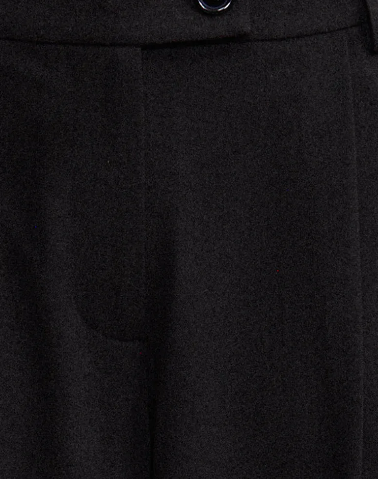 Sakira Oversized Wide Leg Trousers in Black