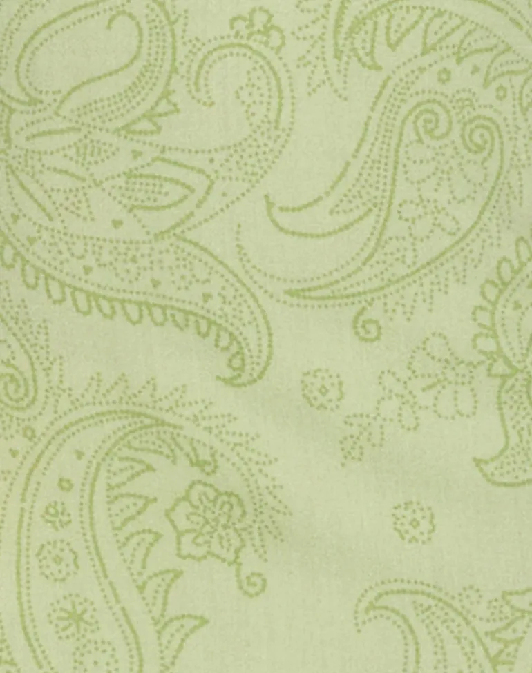 Sastra Midi Dress in Retro Paisley Lime