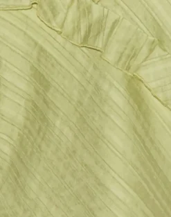 Savira Top in Chiffon Stripe Green