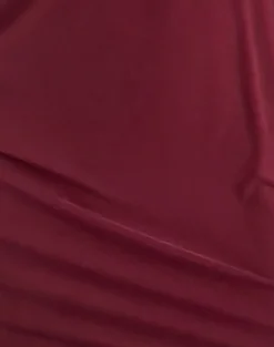 Shelisa Slouchy Mini Dress in Deep Red