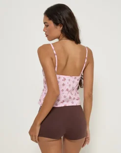 Shiroy Top in Floral Romance Pink