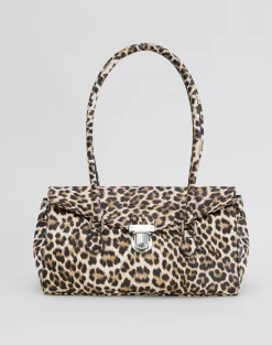 Shoulder Bag in Leopard Print