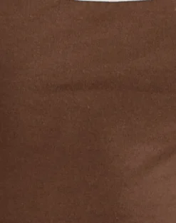 Solani Top in Cocoa Brown with Buttermilk Binding