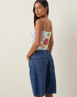 Solay Cami Top in Bali Blue