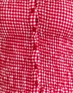 Soter Top in Red Gingham
