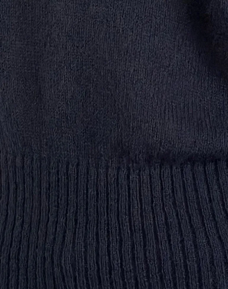 Suena Asymmetric Jumper in Navy