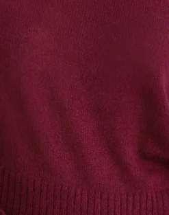 Suena Asymmetric Jumper in Wine