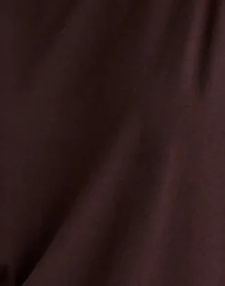 Sybe Long Sleeve Mini Dress in Bitter Chocolate