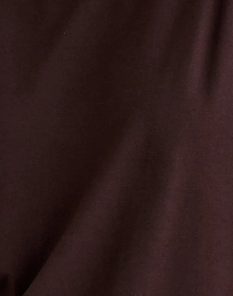 Sybe Long Sleeve Mini Dress in Bitter Chocolate