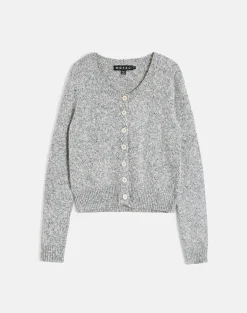 Talira Cardigan in Knit Dark Grey Marl