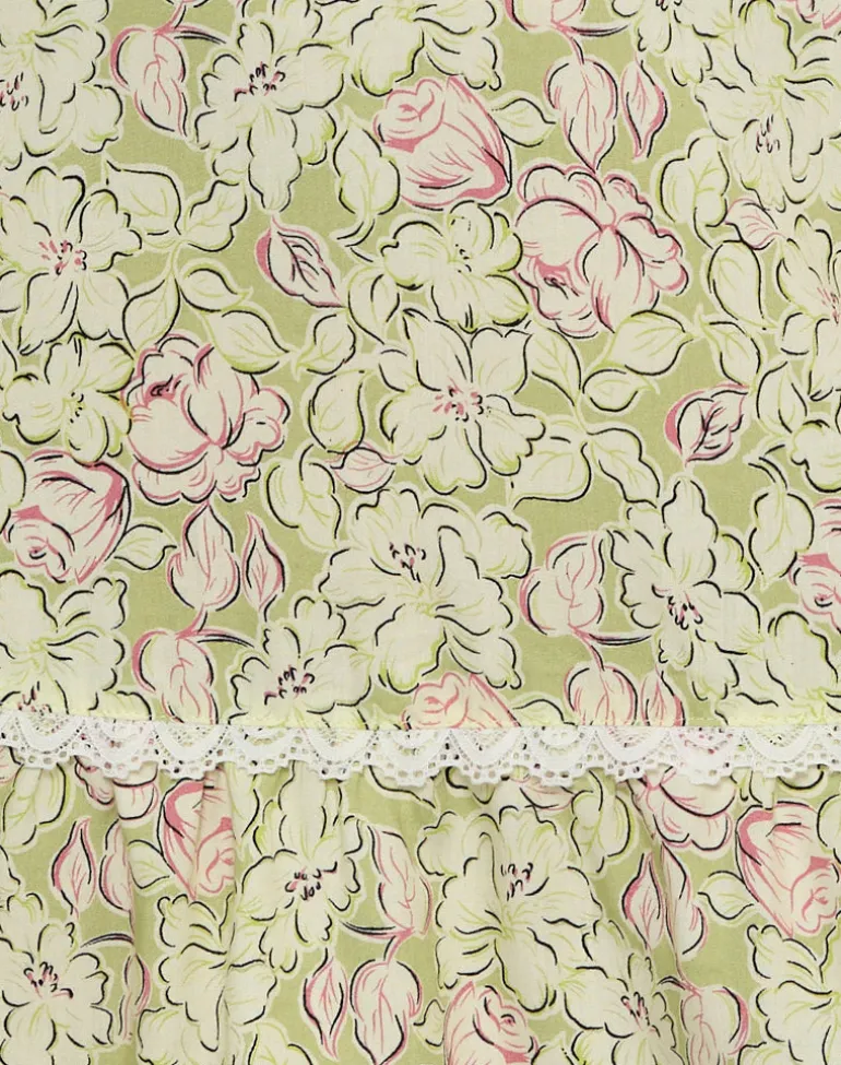Tatavi Mini Dress in Blooming Lily Green