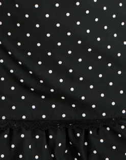 Tavita Mini Dress in Basic Polka Black