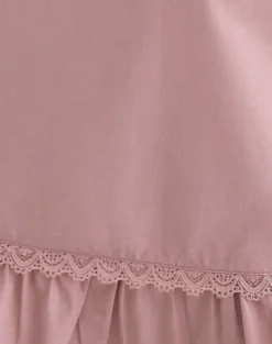 Tavita Mini Dress in Poplin Dusty Rose