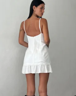 Tavita Mini Dress in White