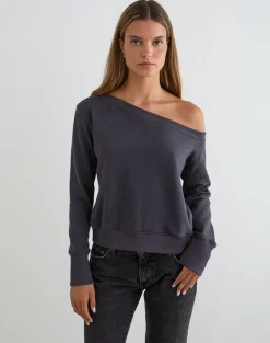 Toria Sweatshirt in Blackened Pearl