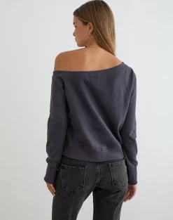 Toria Sweatshirt in Blackened Pearl