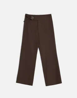Tova Tie Tailoring Trousers in Chocolate