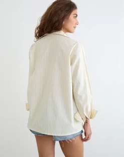 Turner Shirt in Candy Stripe Yellow