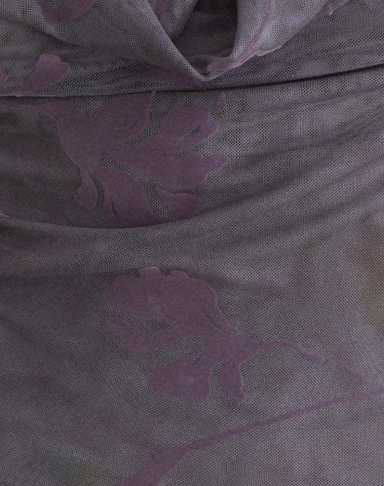 Valila Top in Flare Flower Purple