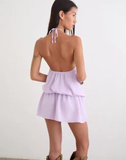 Veloria Mini Dress in Lilac