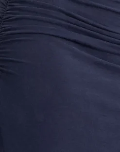Venya Maxi Skirt in Cupro Navy