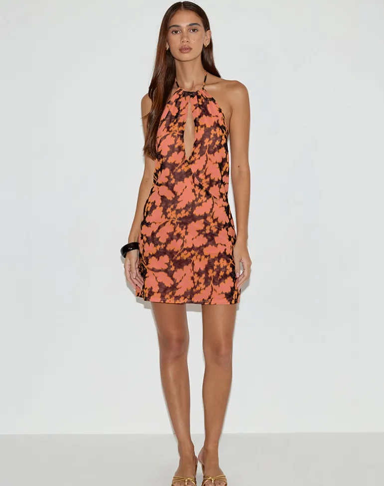 Veslina Mini Dress in Furnishing Floral