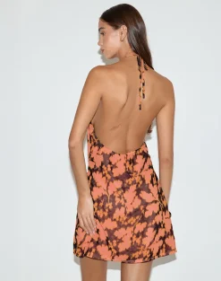 Veslina Mini Dress in Furnishing Floral