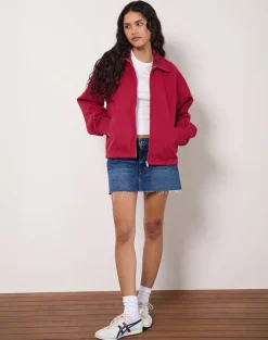 Vita Bomber Jacket in Adrenaline Red