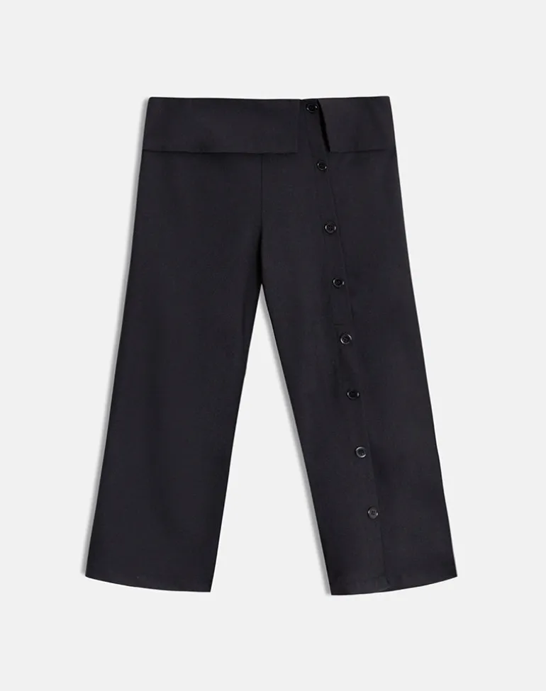 Wamari Capri Trouser in Tailoring Black