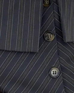 Wamuka Short in Tailoring Pinstripe Grey