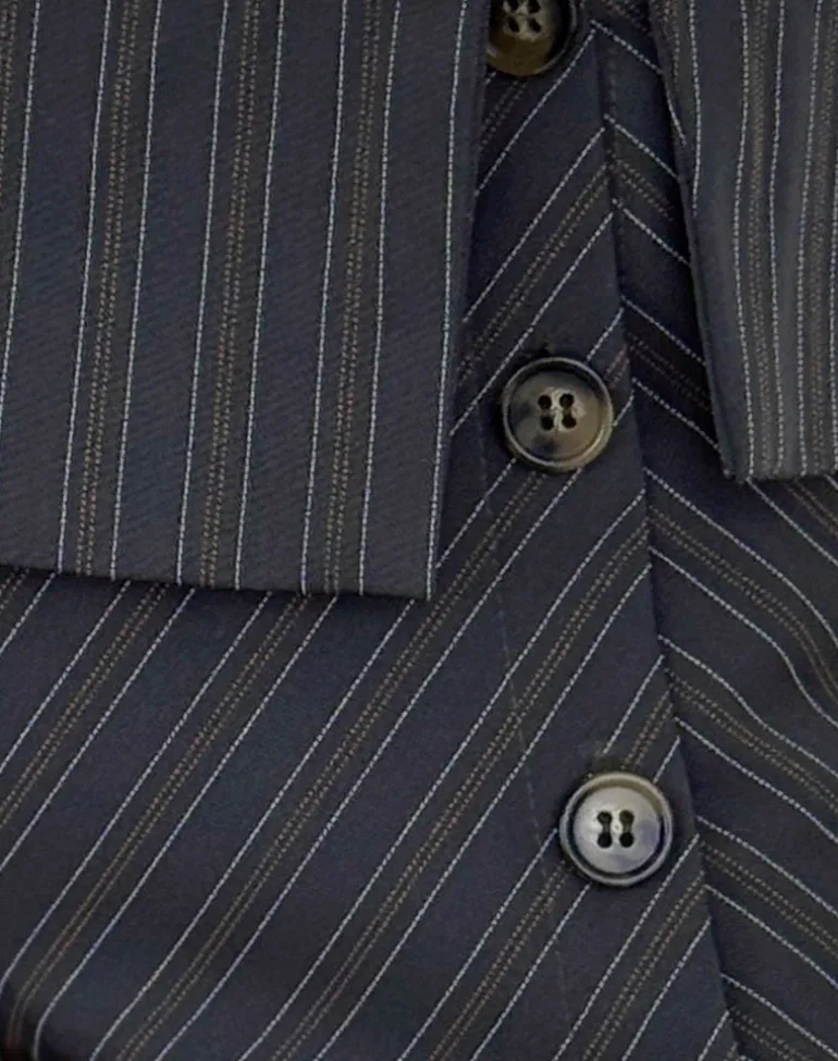 Wamuka Short in Tailoring Pinstripe Grey