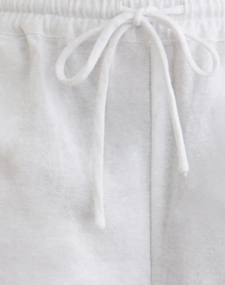 Wasic Wide Leg Trouser in White