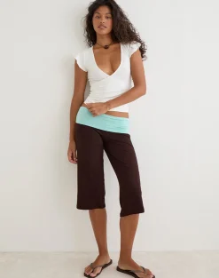 Wilkes Wrap Top in Jersey Off White