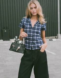 Wilman Shirt in Tartan Dark Blue